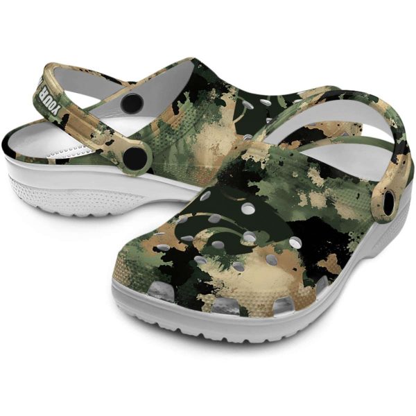 custom kansas state wildcats camouflage craze clog high quality