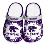 custom kansas state wildcats splash art clog best selling