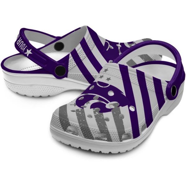 custom kansas state wildcats star spangled graphic clog high quality