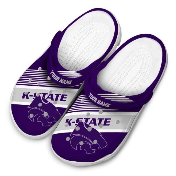custom kansas state wildcats vibrant dual tone clog latest model