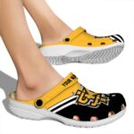 custom kennesaw state owls striped accents clog best selling