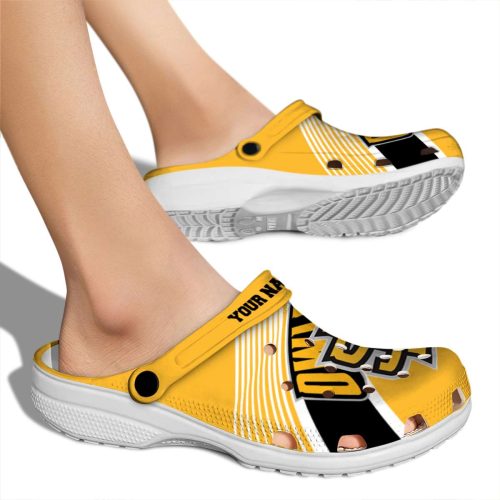 custom kennesaw state owls vibrant dual tone clog fashion forward