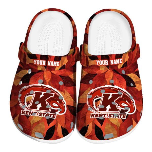 custom kent state golden flashes autumn leaves clog best selling