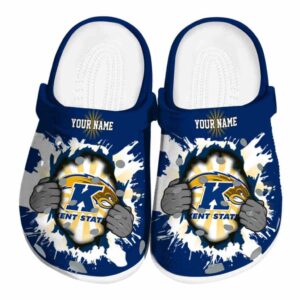 custom kent state golden flashes gripping hand clog best selling