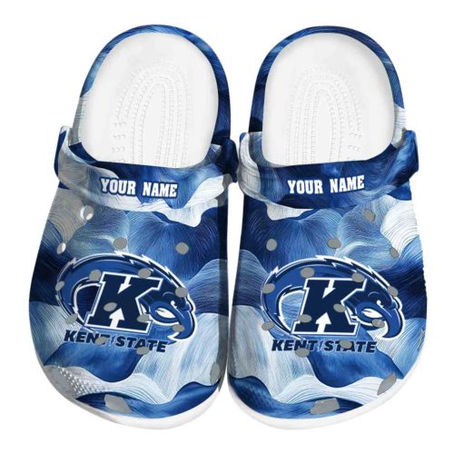 custom kent state golden flashes ocean waves clog best selling