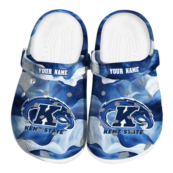 custom kent state golden flashes ocean waves clog best selling