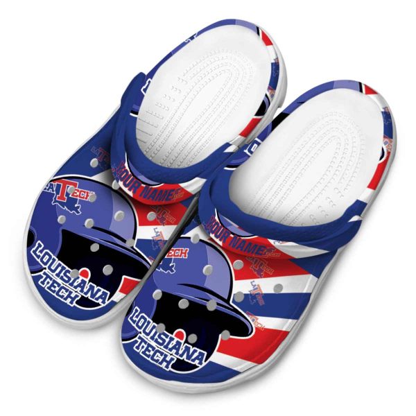 custom la tech baseball helmet clog latest model