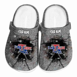 custom la tech cracked ground texture clog best selling