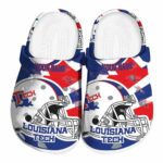 custom la tech football helmet clog best selling
