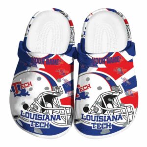 custom la tech football helmet clog best selling
