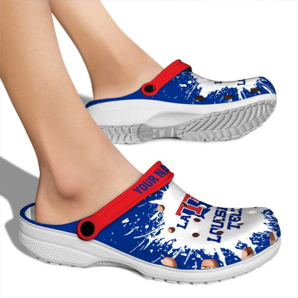 custom la tech splash art clog fashion forward