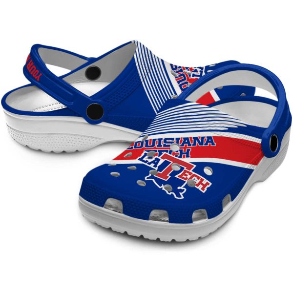 custom la tech vibrant dual tone clog high quality