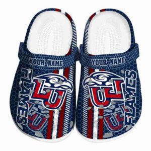 custom liberty flames contrasting stripes clog best selling