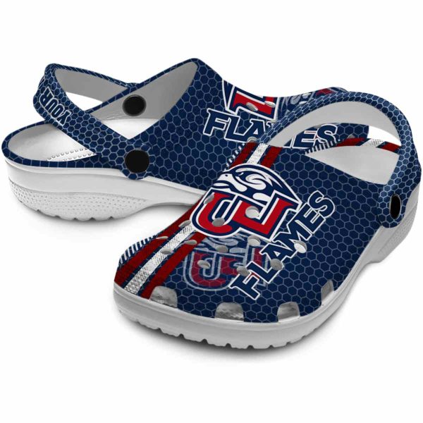 custom liberty flames contrasting stripes clog high quality