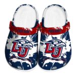 custom liberty flames splatter pattern clog best selling
