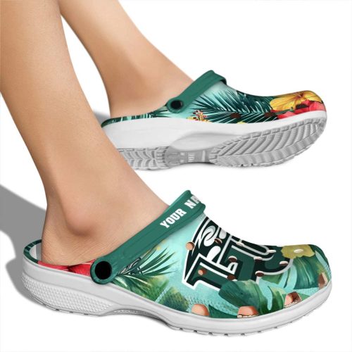 custom liberty flames tropical vibes clog fashion forward