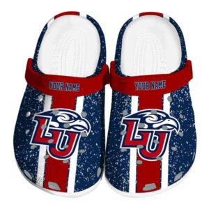 custom liberty flames vertical stripes clog best selling