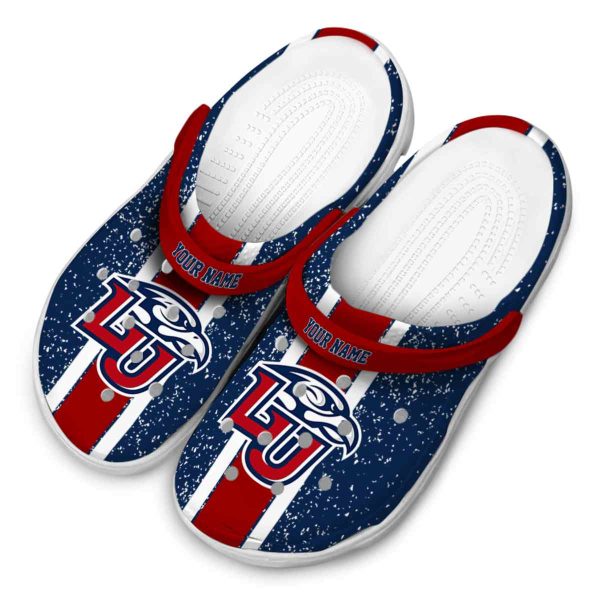 custom liberty flames vertical stripes clog latest model