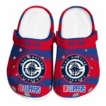 custom los angeles clippers paint splatter graphics clog best selling