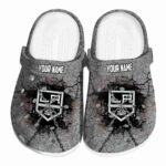 custom los angeles kings cracked ground texture clog best selling