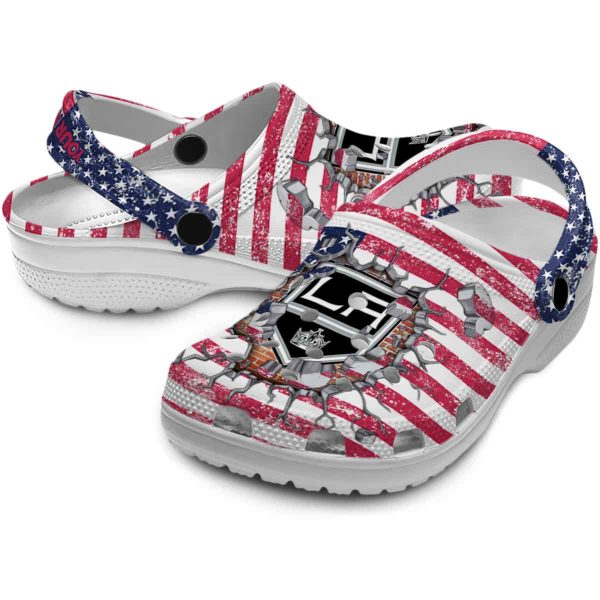 custom los angeles kings freedom splinter clog high quality