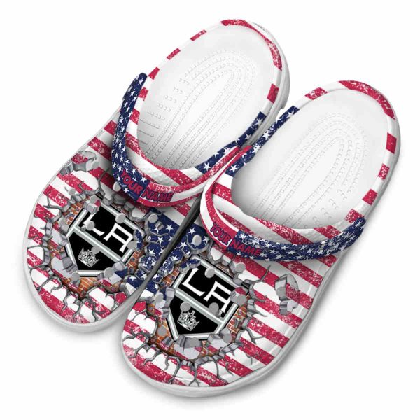 custom los angeles kings freedom splinter clog latest model