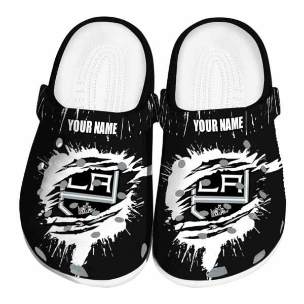 custom los angeles kings splash motif background clog best selling