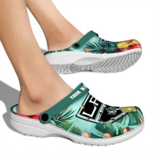 custom los angeles kings tropical vibes clog fashion forward