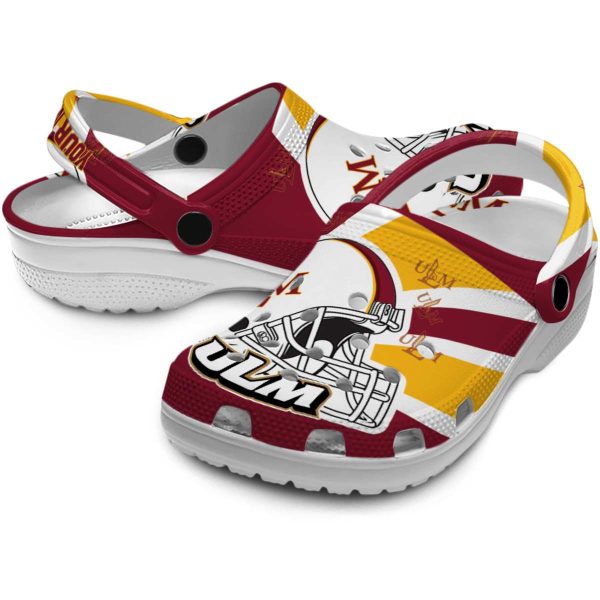 custom louisiana monroe warhawks football helmet clog high quality