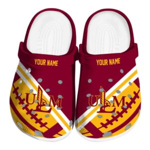 custom louisiana monroe warhawks football motif clog best selling