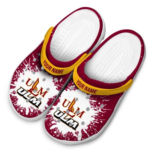 custom louisiana monroe warhawks splash art clog latest model