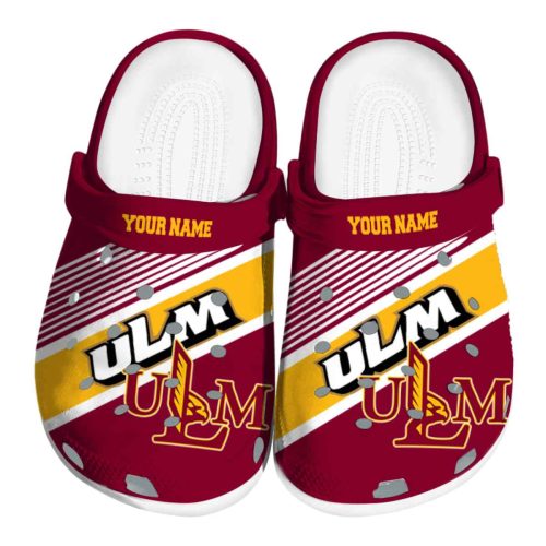 custom louisiana monroe warhawks vibrant dual tone clog best selling