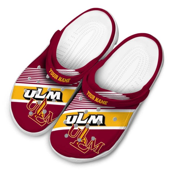 custom louisiana monroe warhawks vibrant dual tone clog latest model