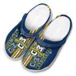 custom marquette golden eagles contrasting stripes clog best selling