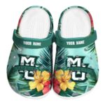 custom marquette golden eagles tropical vibes clog best selling
