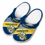 custom marquette golden eagles vibrant dual tone clog best selling