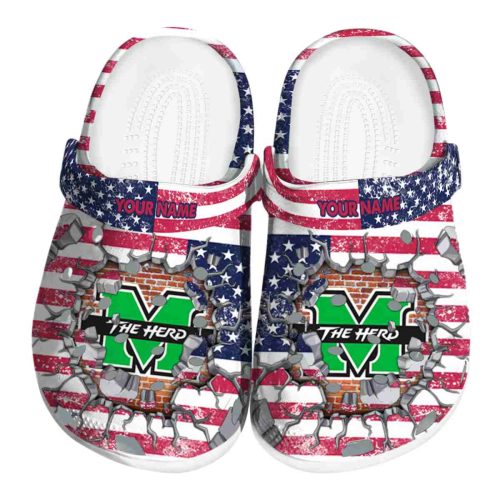 custom marshall thundering herd freedom splinter clog best selling