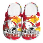 custom maryland terrapins football helmet clog best selling