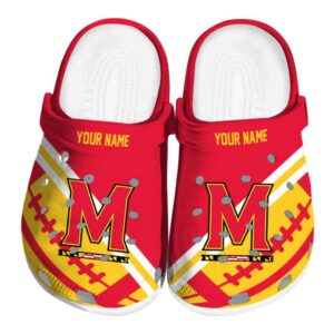 custom maryland terrapins football motif clog best selling