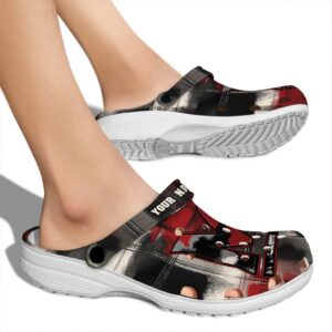 custom maryland terrapins plaid fusion clog fashion forward