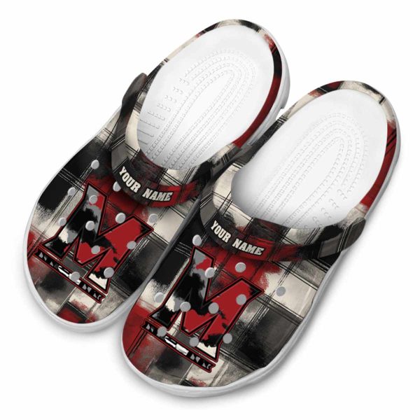 custom maryland terrapins plaid fusion clog latest model