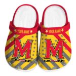 custom maryland terrapins star spangled graphic clog best selling