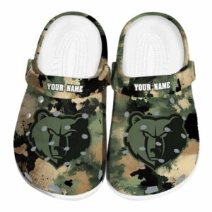 custom memphis grizzlies camouflage craze clog best selling
