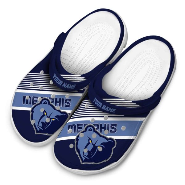 custom memphis grizzlies vibrant dual tone clog latest model