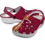 custom miami heat contrasting stripes clog best selling