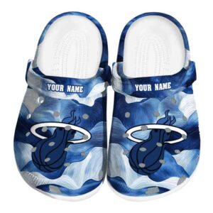 custom miami heat ocean waves clog best selling