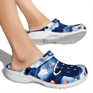 custom miami heat ocean waves clog fashion forward