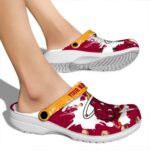 custom miami heat splatter pattern clog best selling