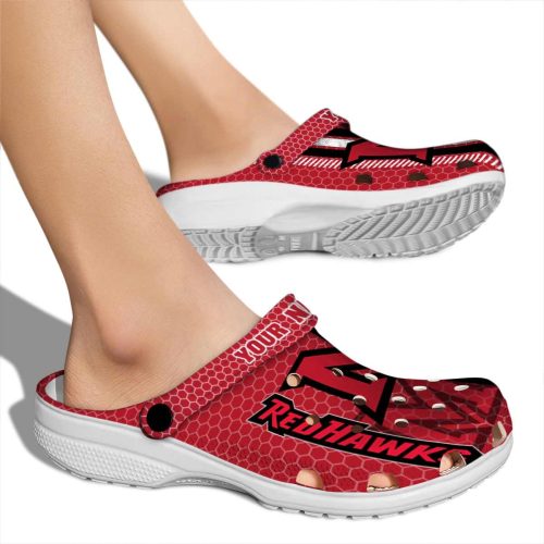 custom miami redhawks contrasting stripes clog fashion forward