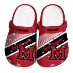 custom miami redhawks vibrant dual tone clog best selling
